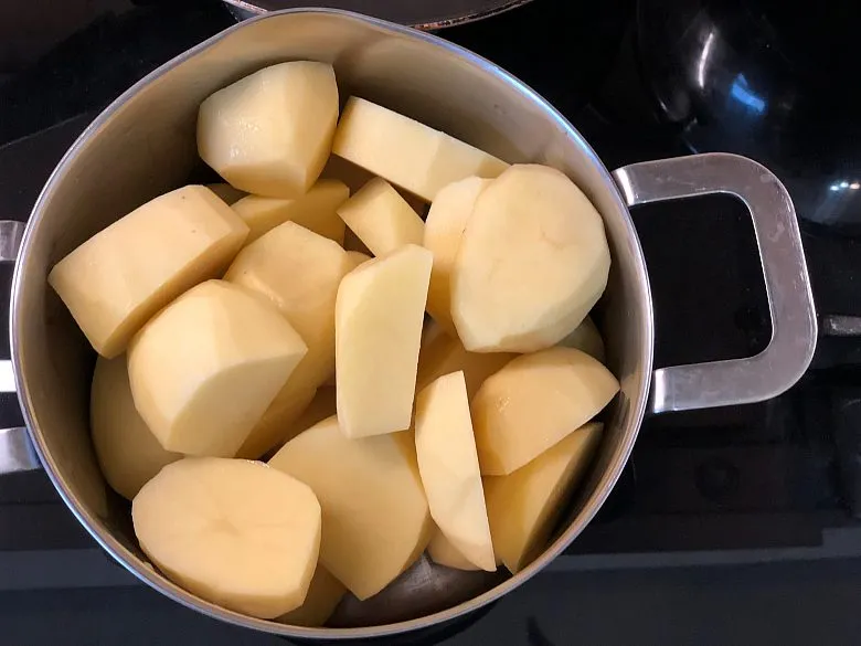 Картофельные зразы с грибами. Этап 2
