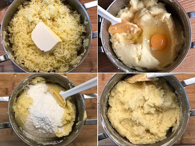 Картофельные зразы с грибами. Этап 9