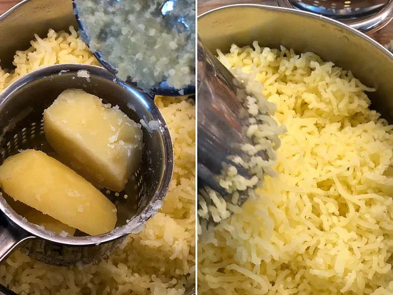 Картофельные зразы с грибами. Этап 8