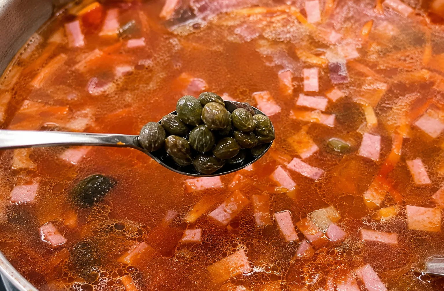 Солянка сборная мясная. Этап 9