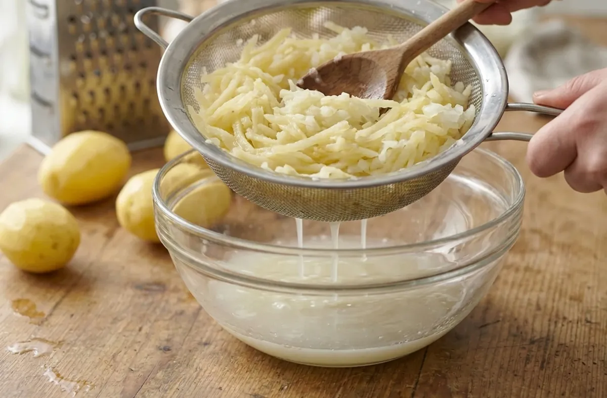 Латкес (картофельные оладьи). Этап 3