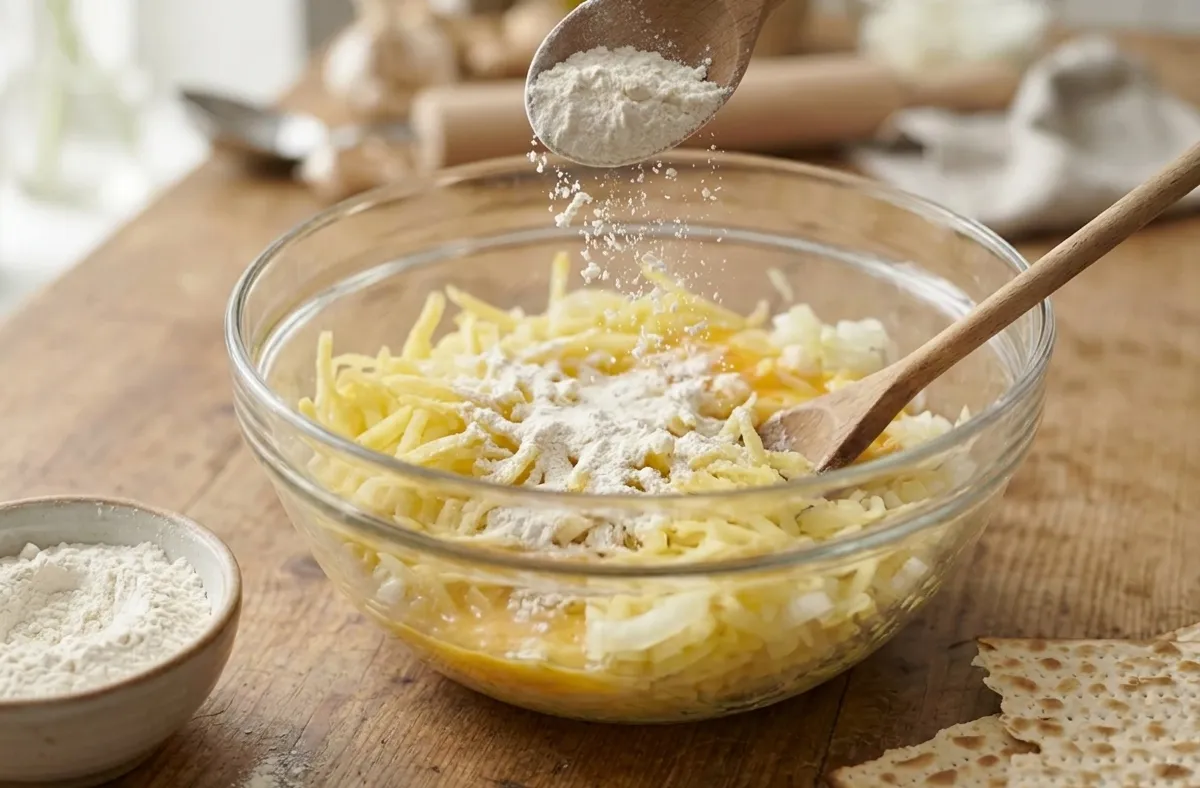 Латкес (картофельные оладьи). Этап 5