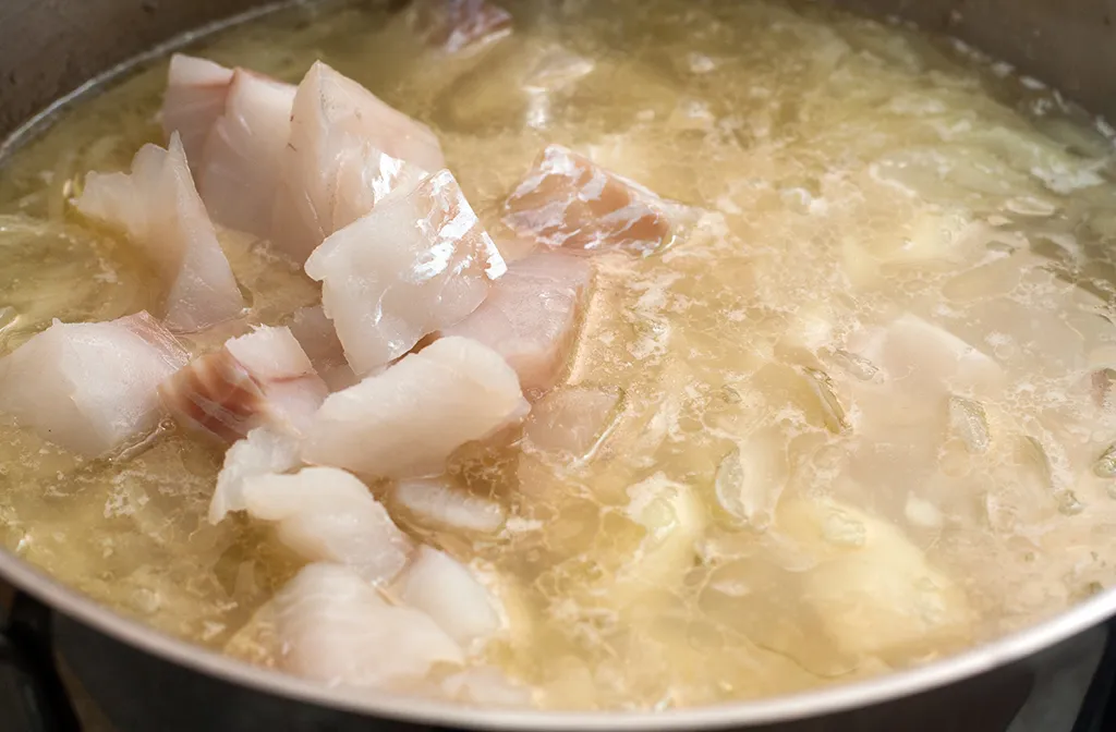 Новоанглийский рыбный чаудер (fish chowder). Этап 10
