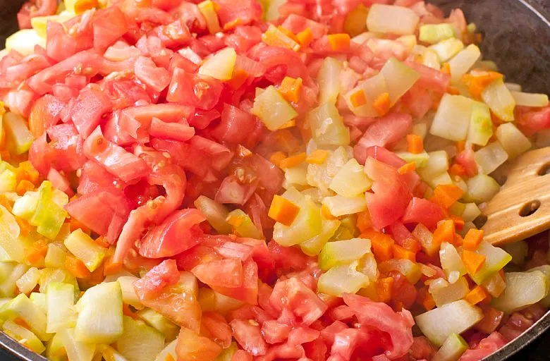 Кабачковая икра (кусочками). Этап 8