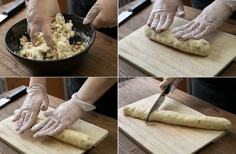 Творожное печенье с орехами. Этап 5