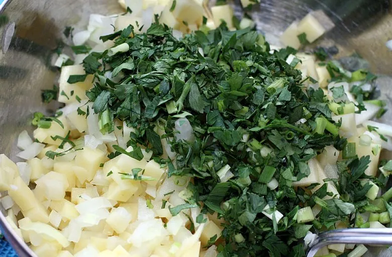 Плацинды с картошкой. Этап 5