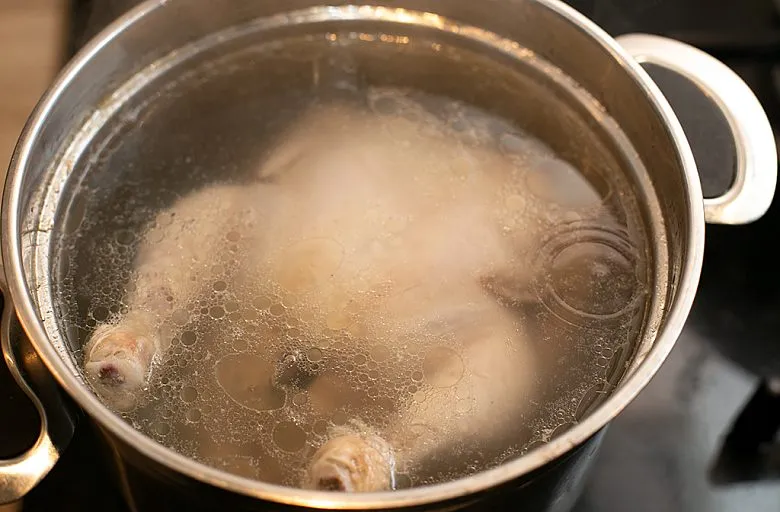 Китайский куриный суп. Этап 1