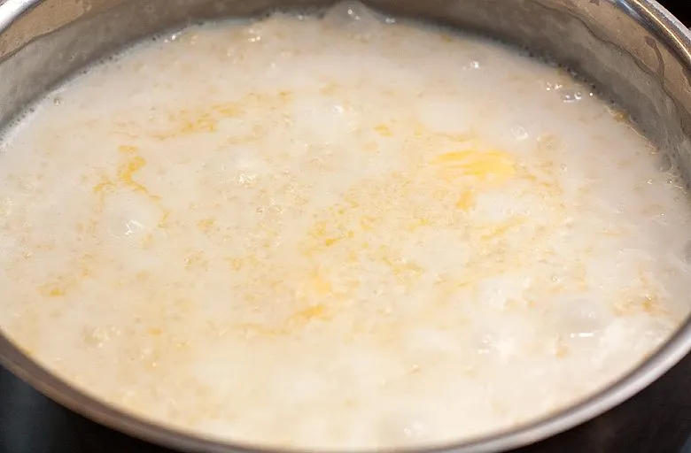 Пшенная каша на молоке. Этап 5