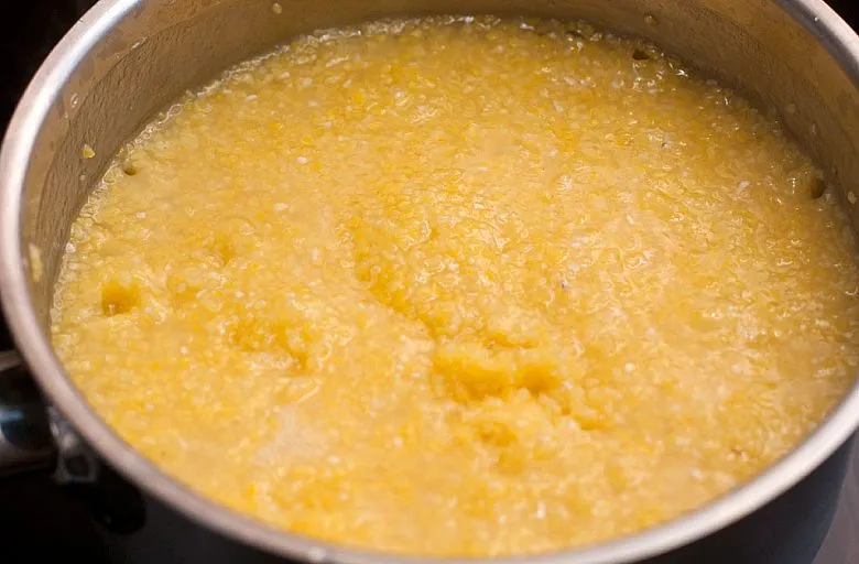Кукурузная каша. Этап 3