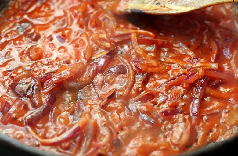 Мясо с черносливом. Этап 5