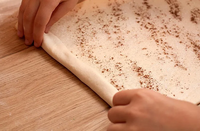 Слоеные булочки с корицей. Этап 2