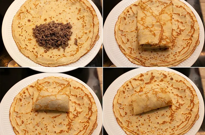 Блинчики с сердцем. Этап 8