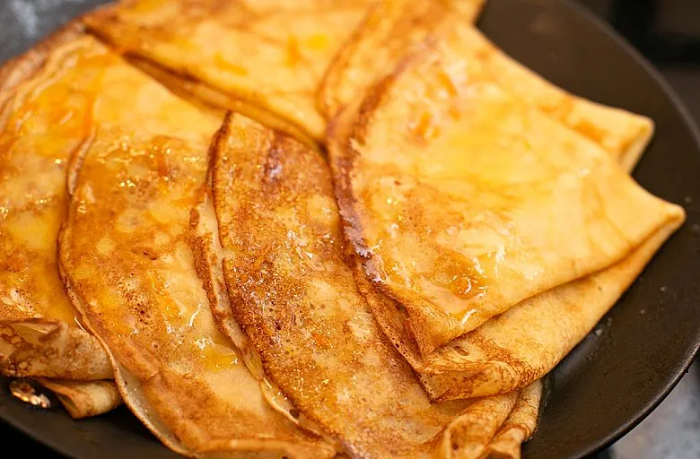 Блинчики Crêpes Suzette «Креп Сюзетт». Этап 12