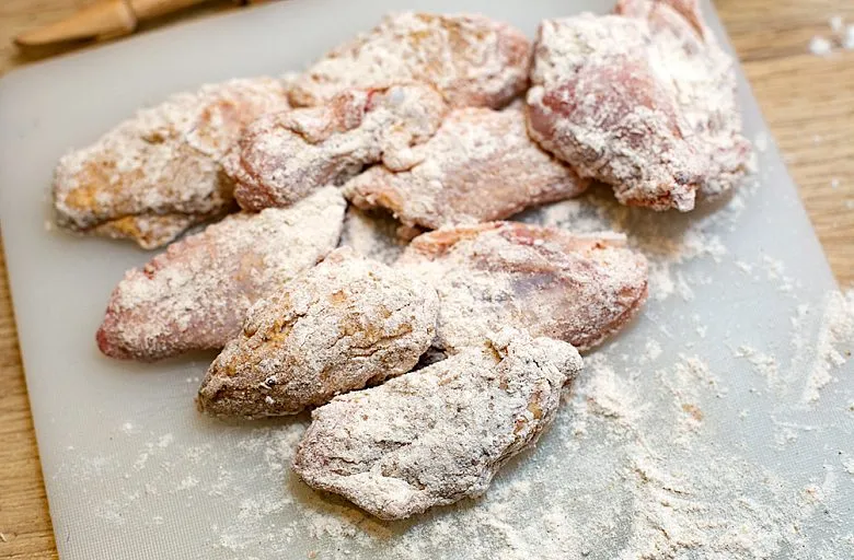 Куриные крылышки с хрустящей корочкой. Этап 2