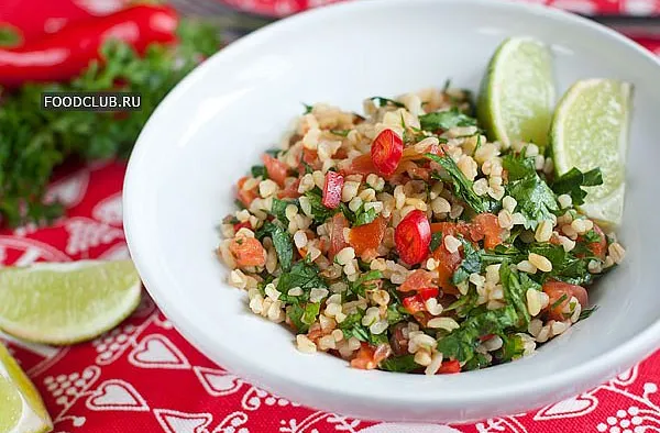 Салат табуле (tabbouleh). Этап 5
