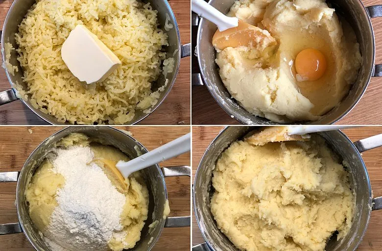Картофельные зразы с грибами. Этап 9