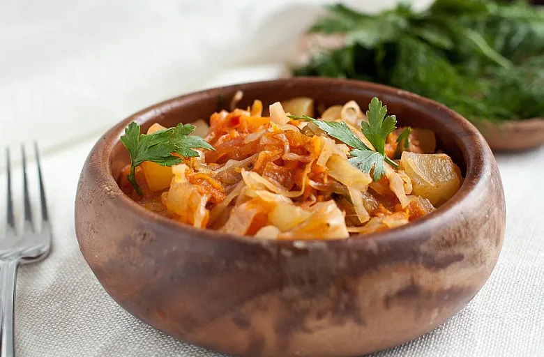 Рагу с капустой и кабачками. Этап 10