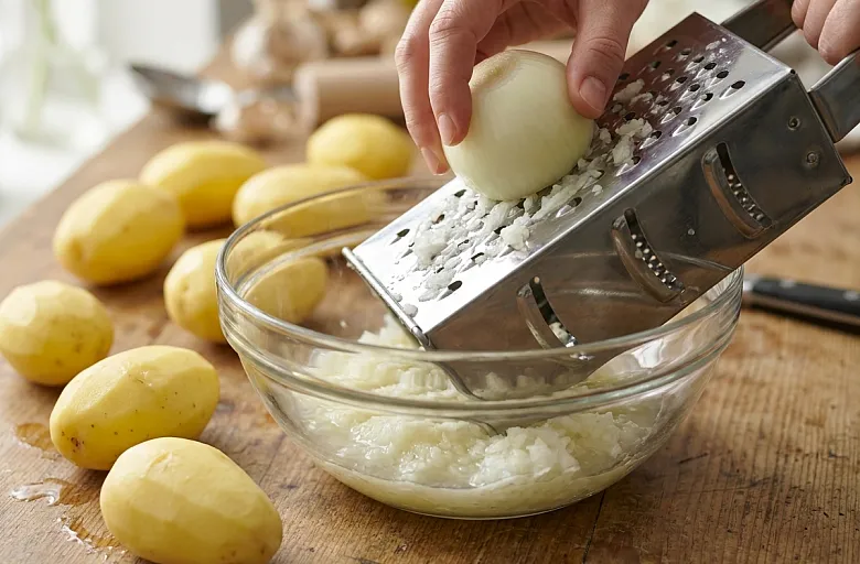 Латкес (картофельные оладьи). Этап 1