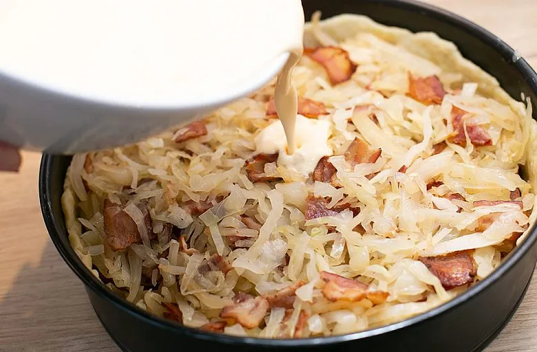 Киш с капустой. Этап 9