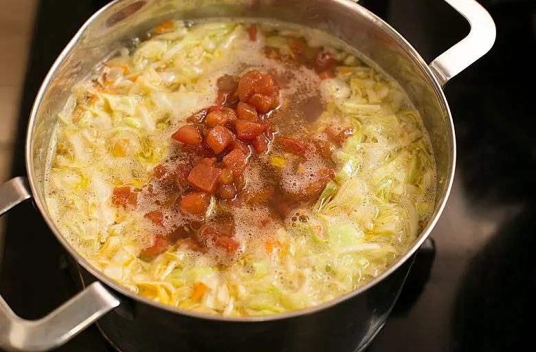 Щи из свежей капусты. Этап 10