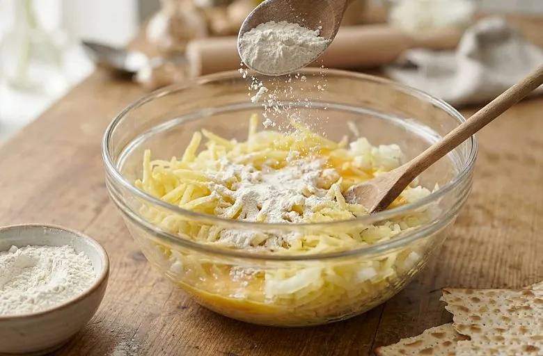 Латкес (картофельные оладьи). Этап 5