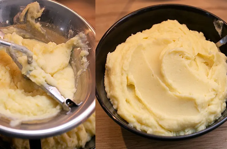 Картофельное пюре c морепродуктами и трюфельным соусом. Этап 6