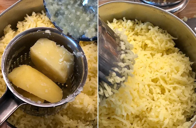 Картофельные зразы с грибами. Этап 8