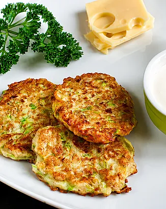 Кабачковые оладьи