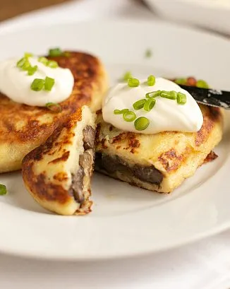 Картофельные зразы с грибами